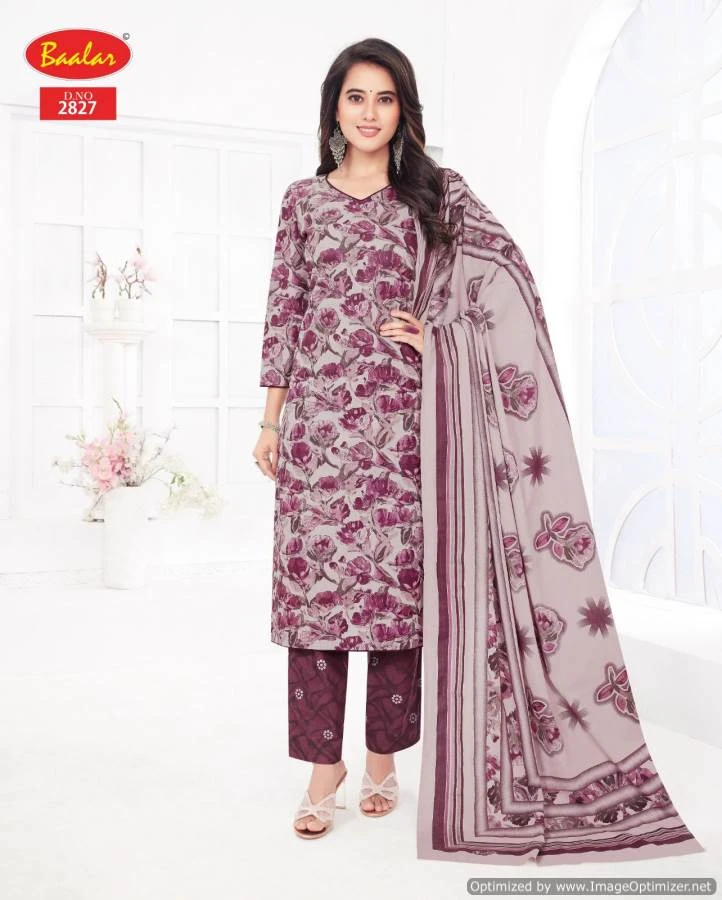 Baalar Zaara Vol 28 Cotton Wholesale Readymade Salwar Suit Catalog — Wholesale Salwar Suits, MPA wholesale from Surat — view 3
